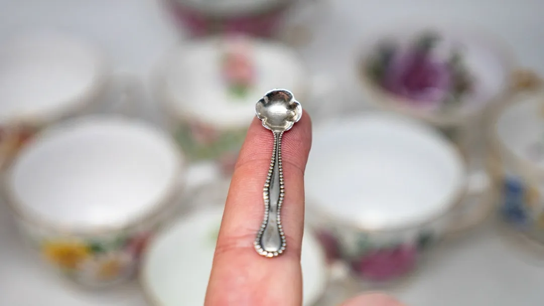 Серебряная ложечка из табакерки